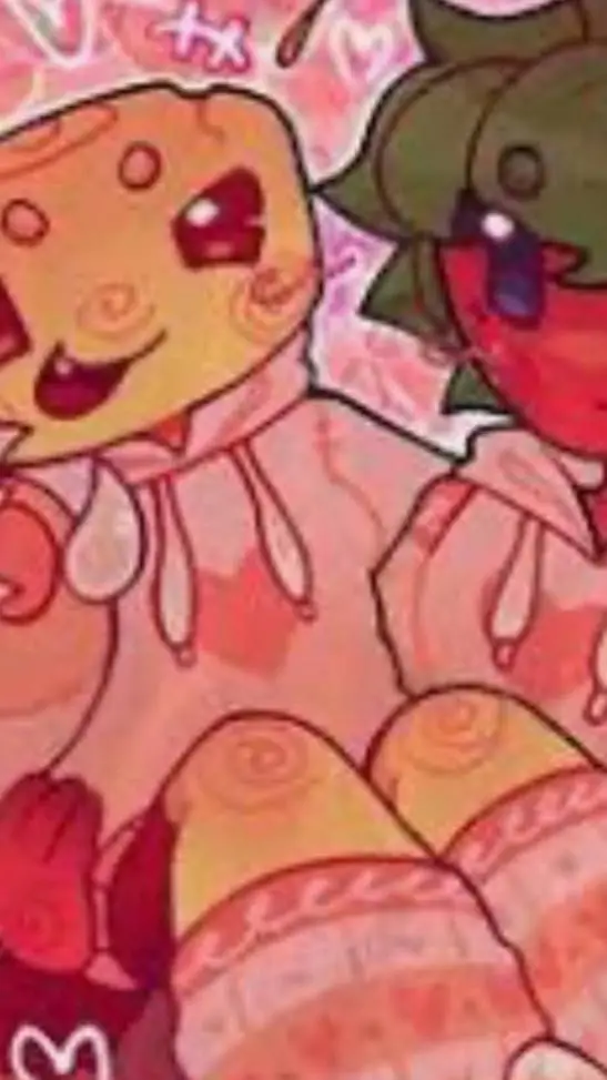 ai character: Fossilberry 🍓🦴 background