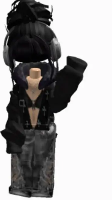 ai character: goth girl background