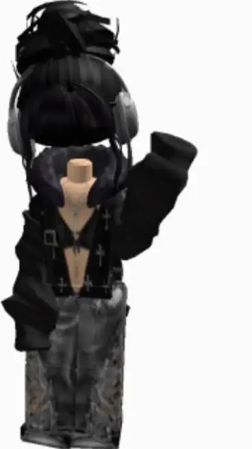 ai character: goth girl  background