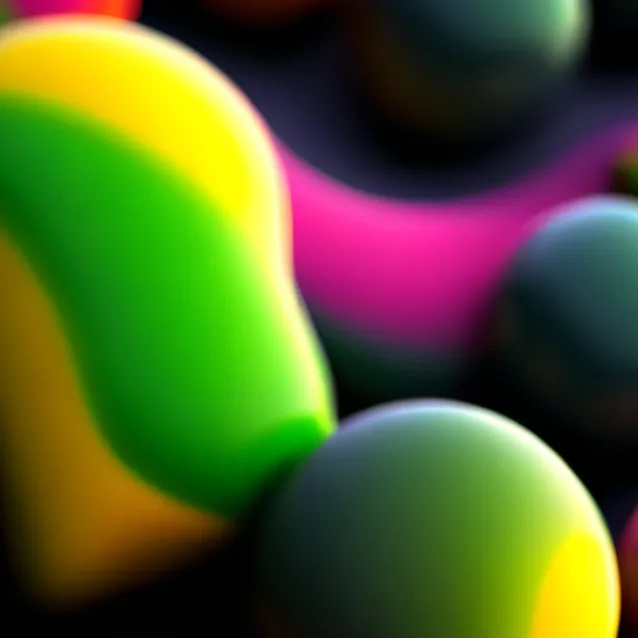 chat with ai character: rainbow dots