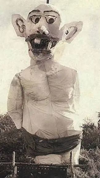 ai character: zozobra 1924 background