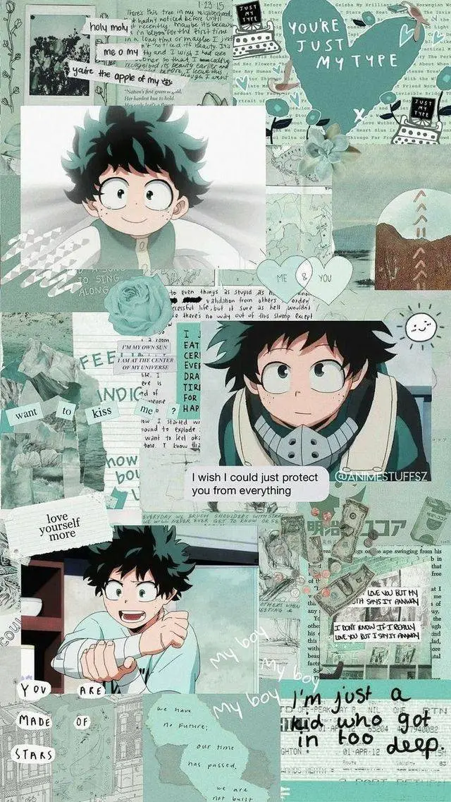 ai character: Izuku Midoriya  background
