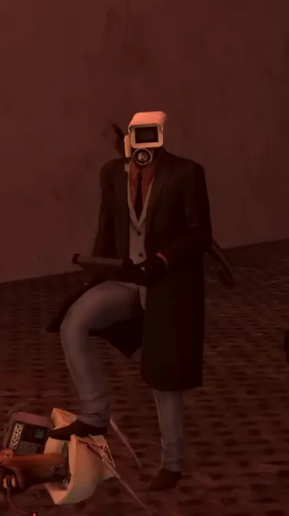 ai character: Lucky￼ cameraman background