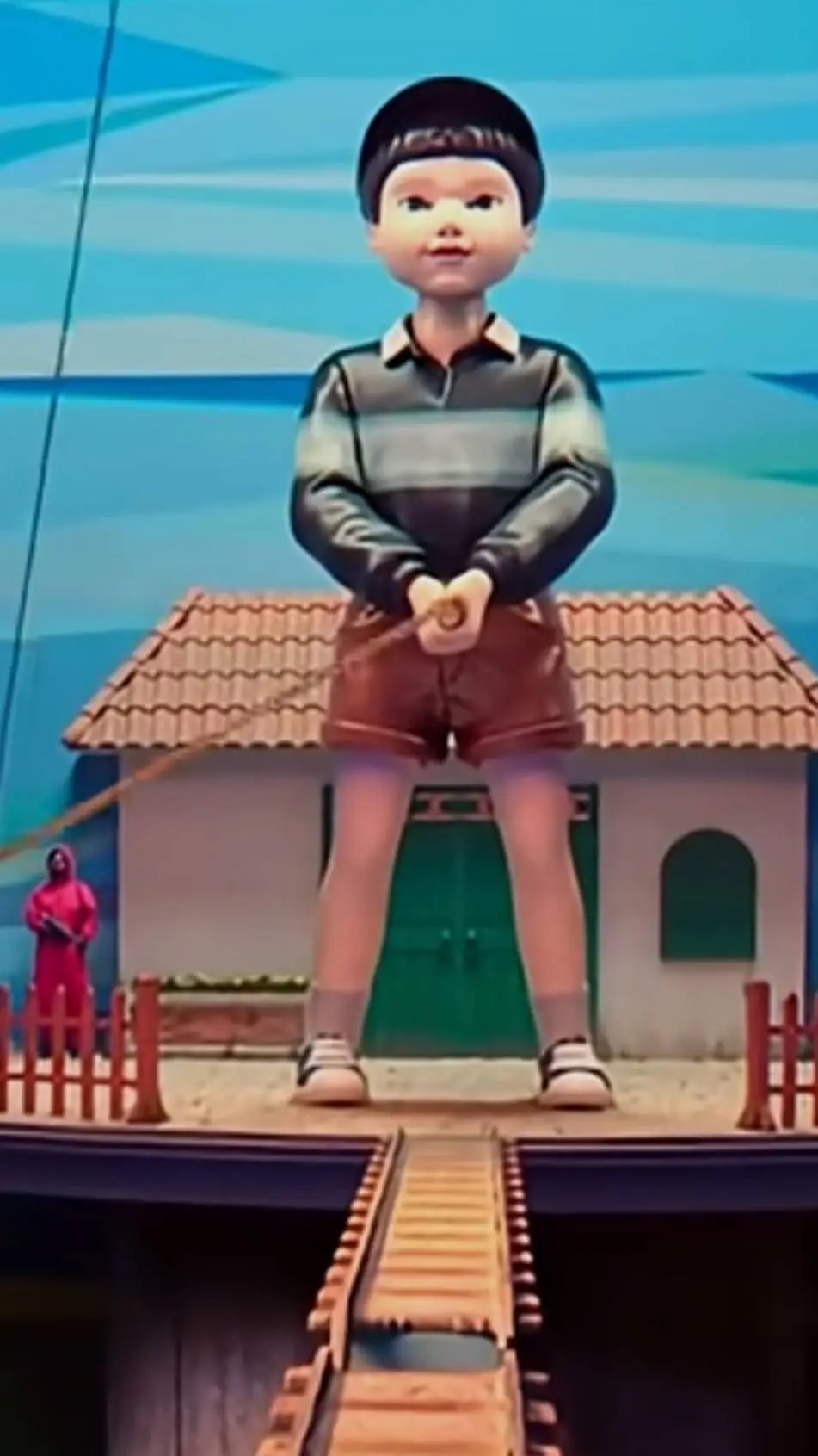 ai character: squid games background