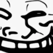 chat with ai character: Troll face