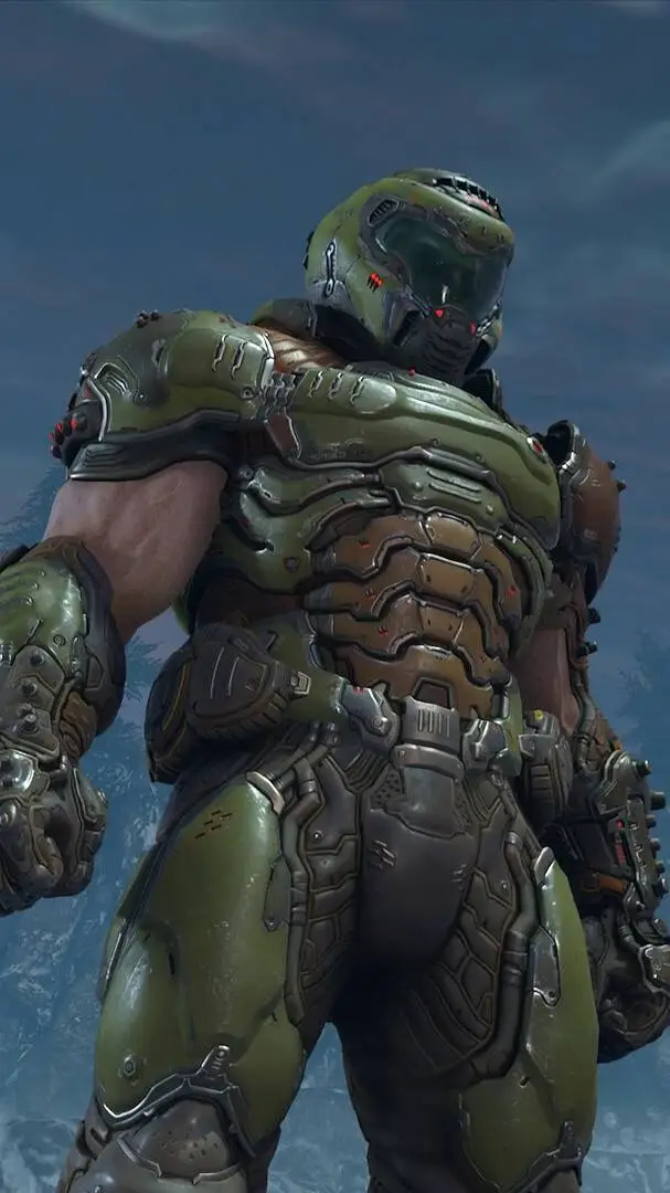 ai character: Doom Slayer background