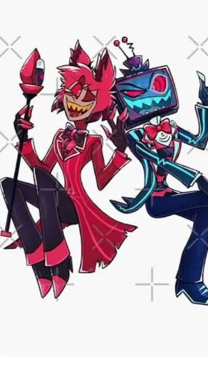 ai character: Vox and Alastor  background