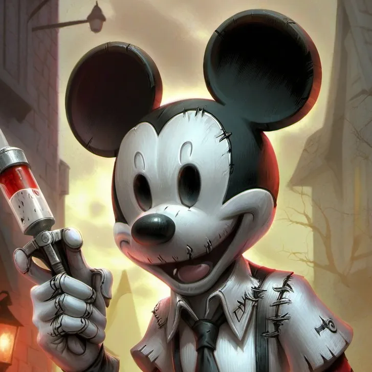 chat with ai character: Suicide Mouse