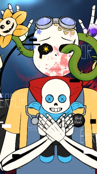 ai character: The other sans aus background