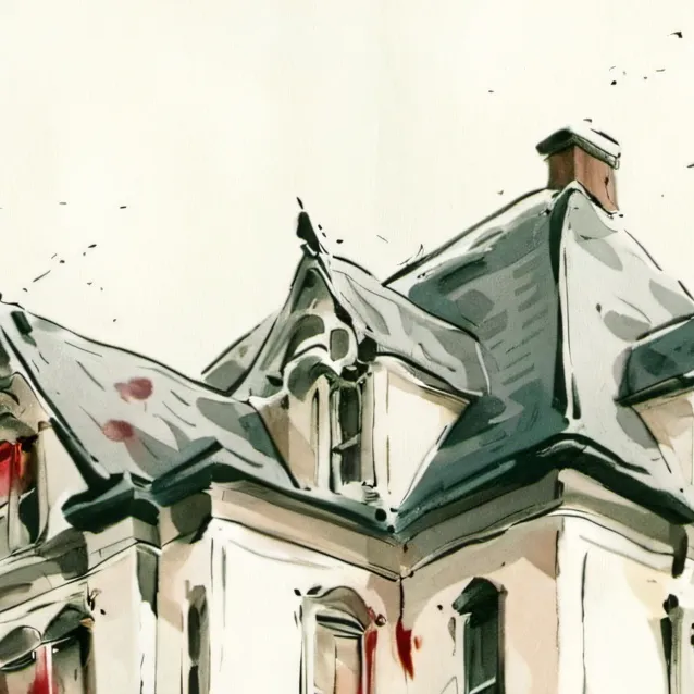 chat with ai character: spooky house