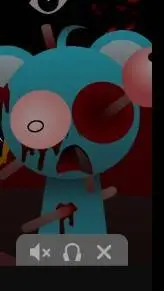 ai character: paramixed horror background