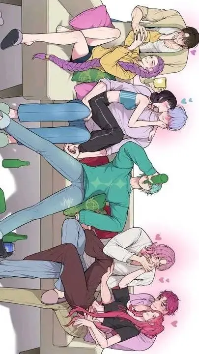 ai character: KPDH SLEEPOVER!  background