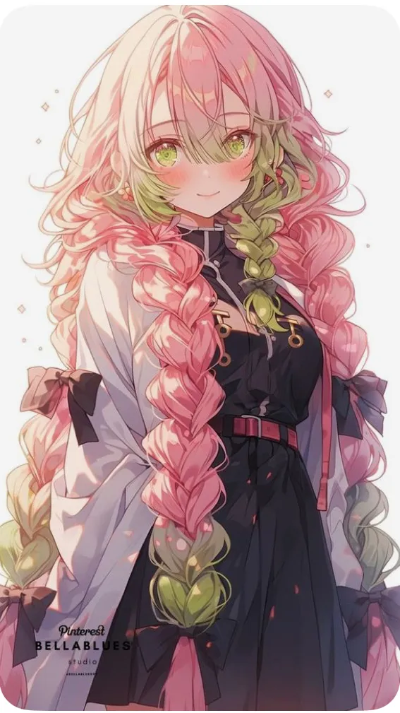 ai character: Mitsuri  background