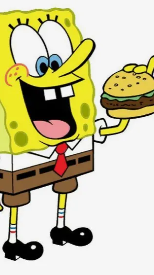 ai character: Spongebob  background