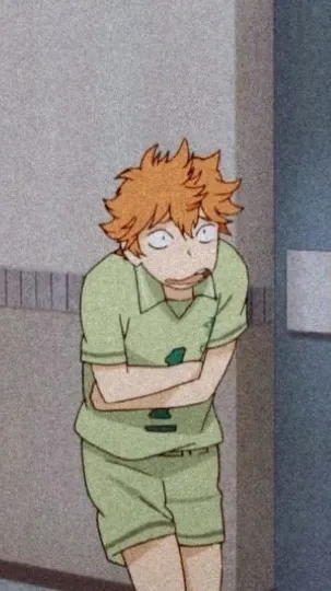 ai character: Hinata stomac ache background