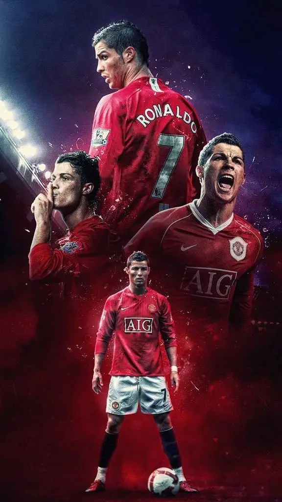 ai character: Cristiano Ronaldo  background