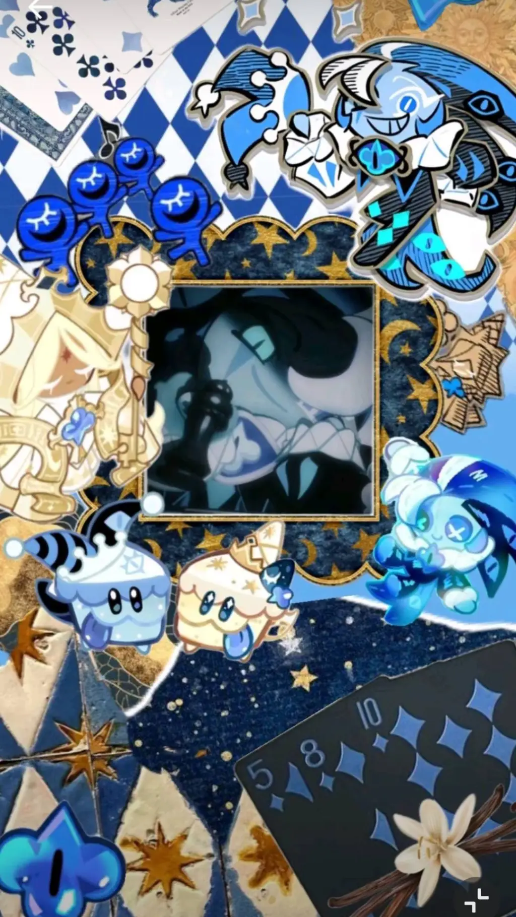 ai character: 💛💙shadowvanilla💙💛 background
