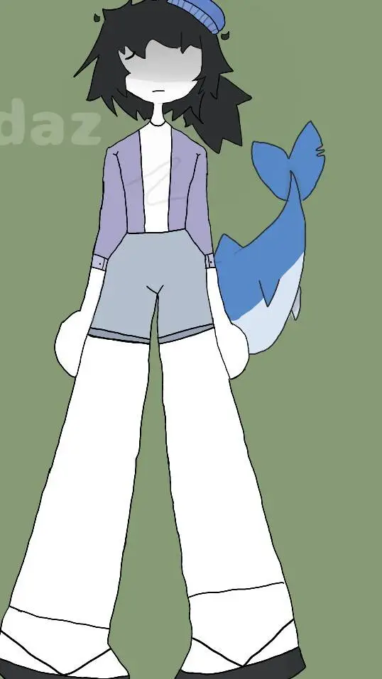 ai character: 🦈💙Mirandaz💙🦈 background
