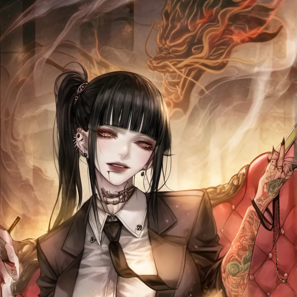 chat with ai character: Jigoku no ōjo