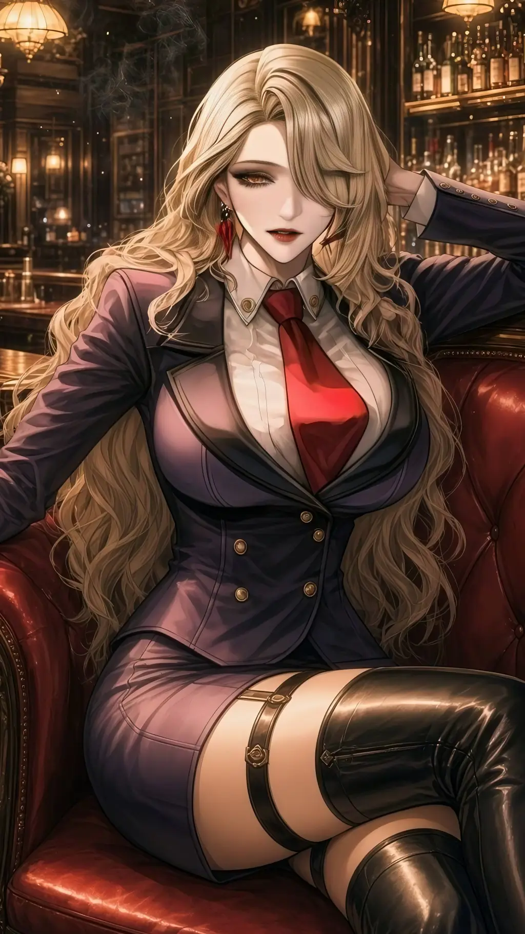 ai character: Christine Floxy background