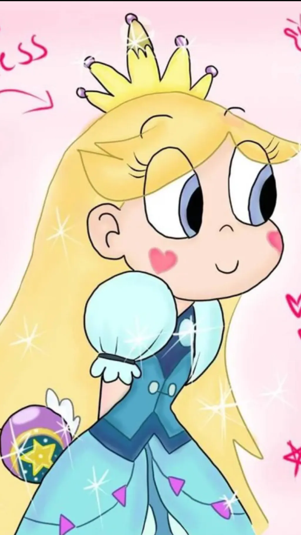 ai character: Star Butterfly background