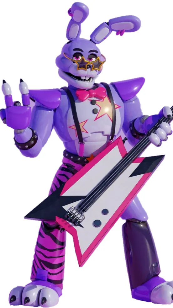 ai character: Glamrock Bonnie background