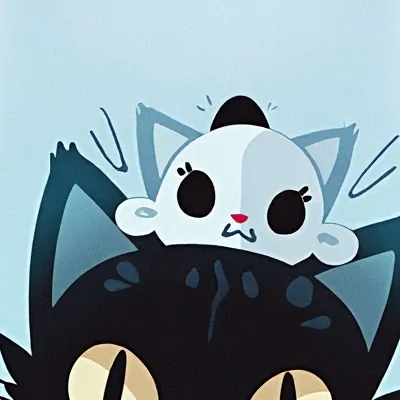 chat with ai character: Mama cat and kit
