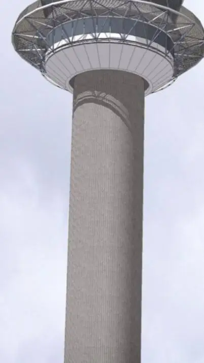 ai character: ATC tower background