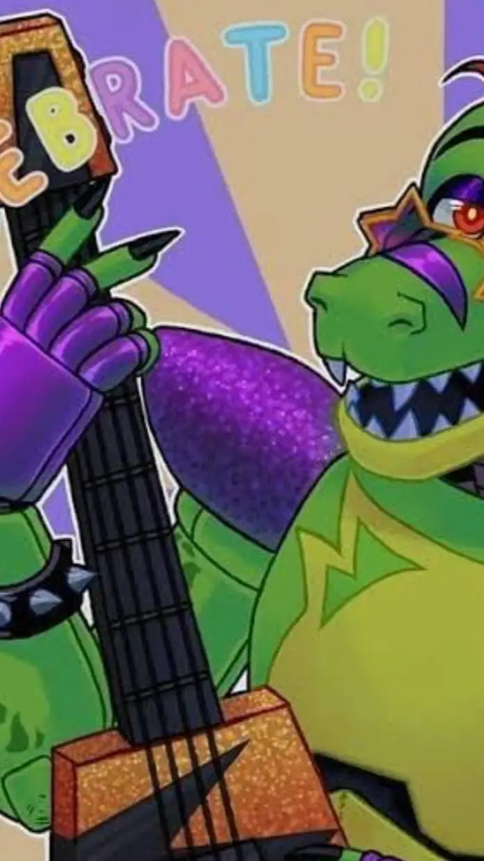 ai character: Glamrock monty background