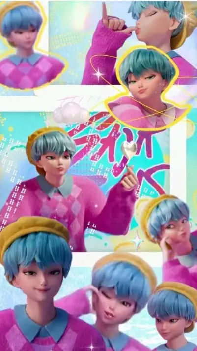 ai character: baby saja  background