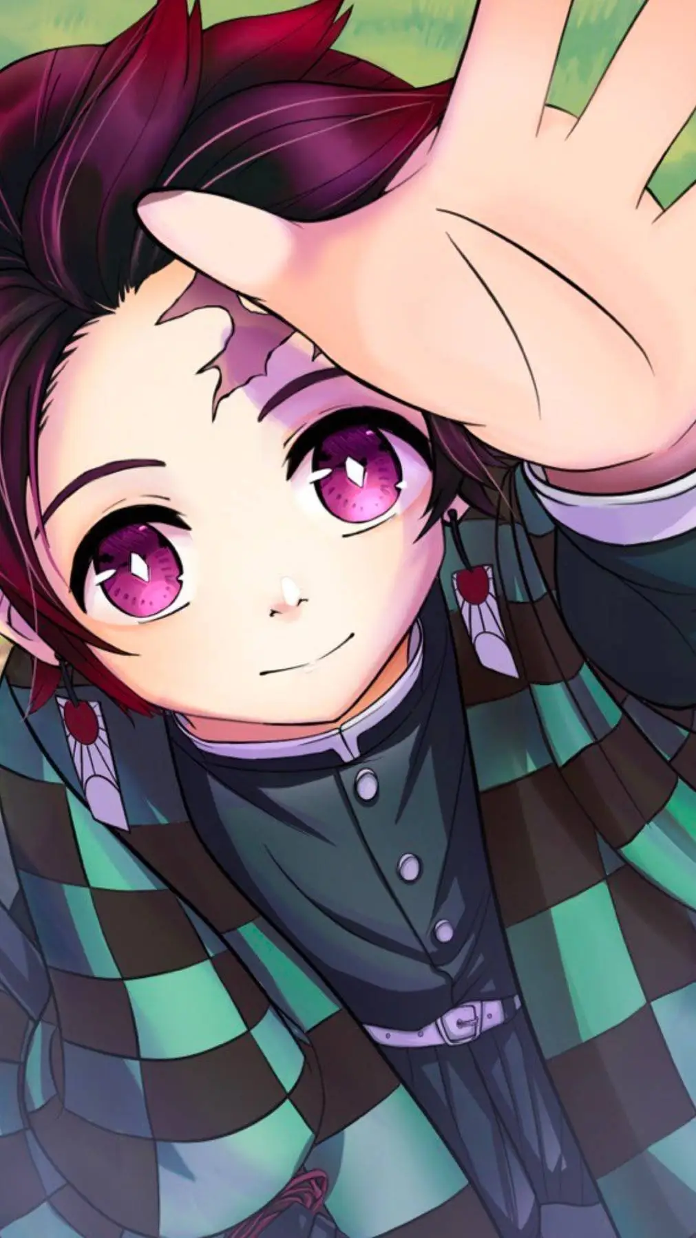 ai character: tanjiro background
