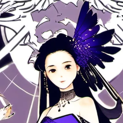 chat with ai character: Slit mouth women