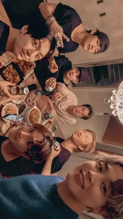 ai character: BTS mafia dinner! background