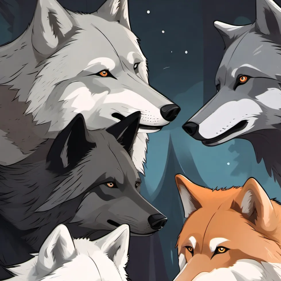 chat with ai character: Wild wolf pack 