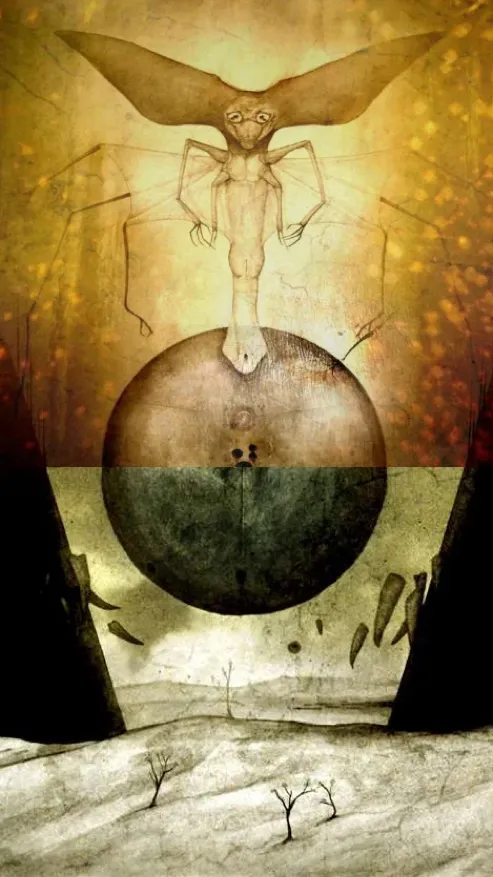 ai character: Astromorph god background