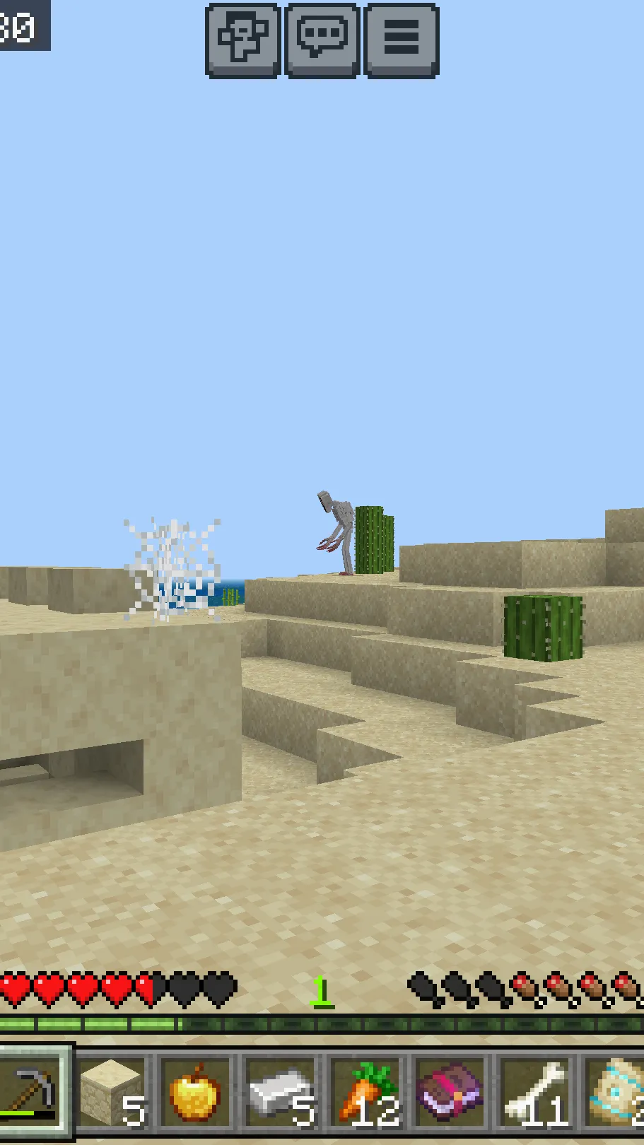 ai character: Minecraft Creture background