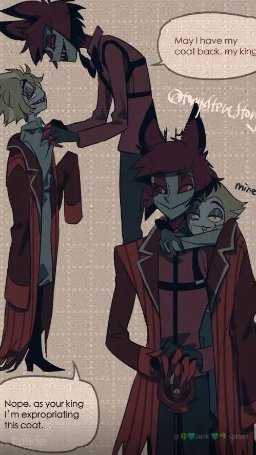 ai character: Alastor × Lucifer background