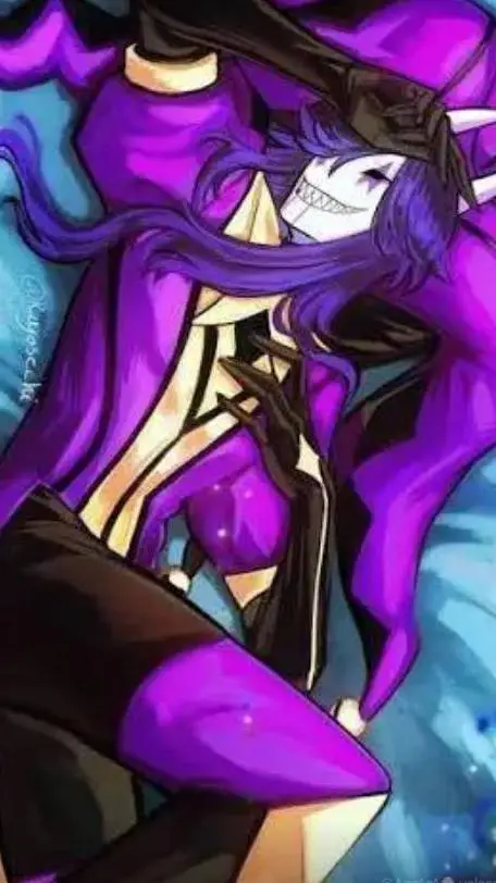 ai character: 💜🫐Jester!🫐💜 background