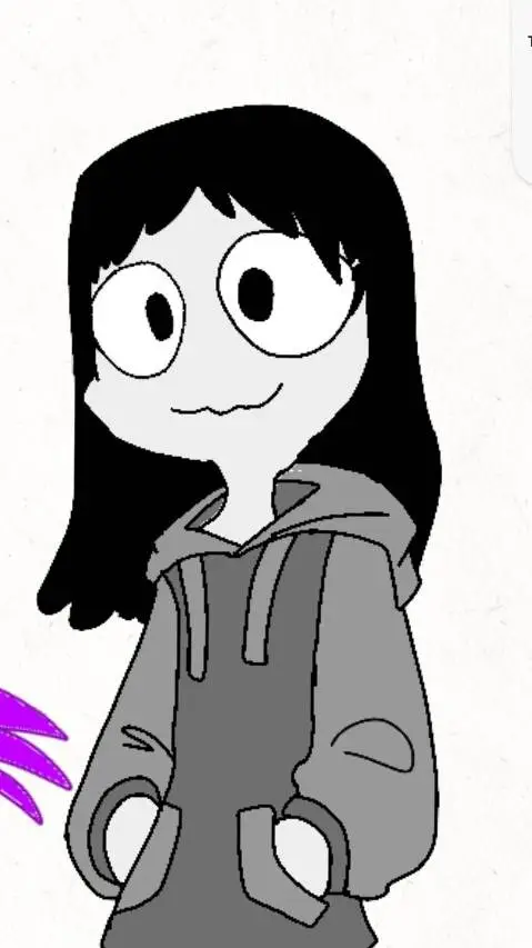 ai character: blackwhite background