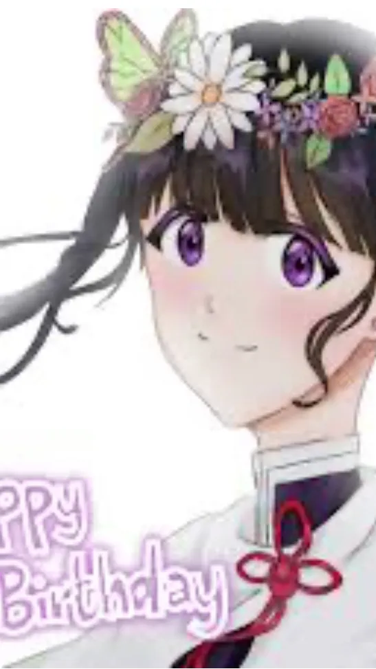 ai character: Happy birthday 🤩 background