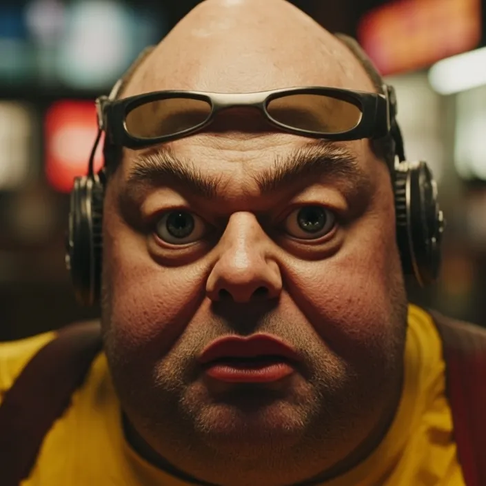 chat with ai character: Fat guy