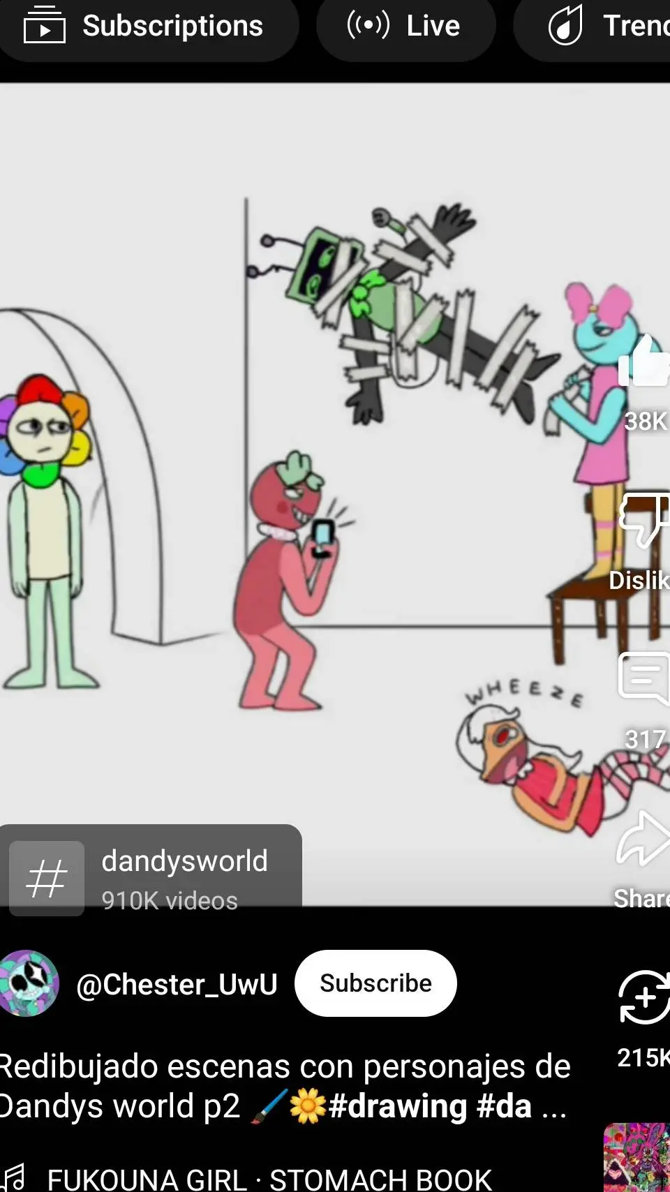 ai character: DW feild trip background