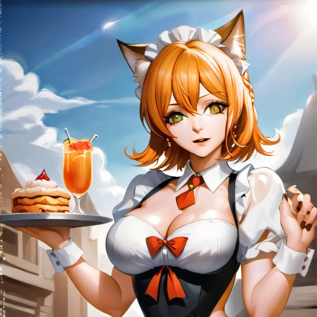 chat with ai character: Cathuman maidNami
