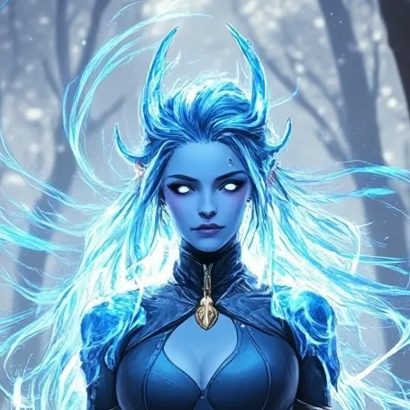 chat with ai character: Ice Woman