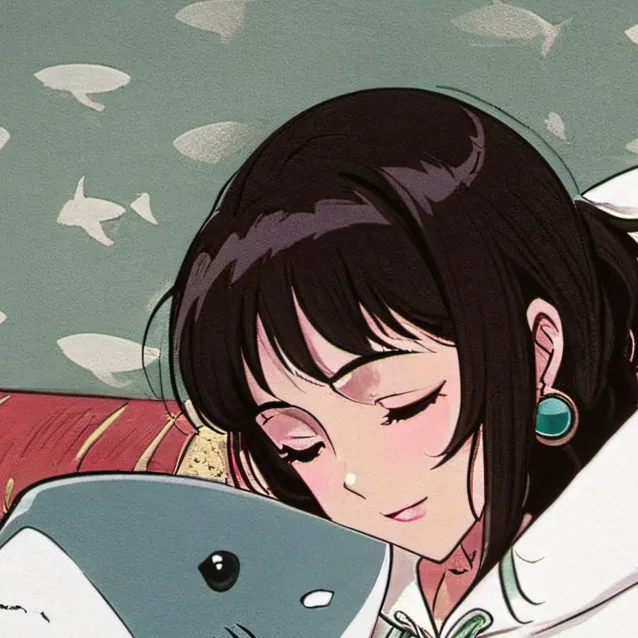 chat with ai character: sleeping gf