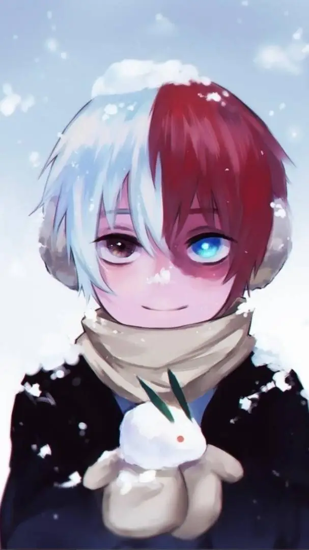 ai character: Winter time Shoto  background