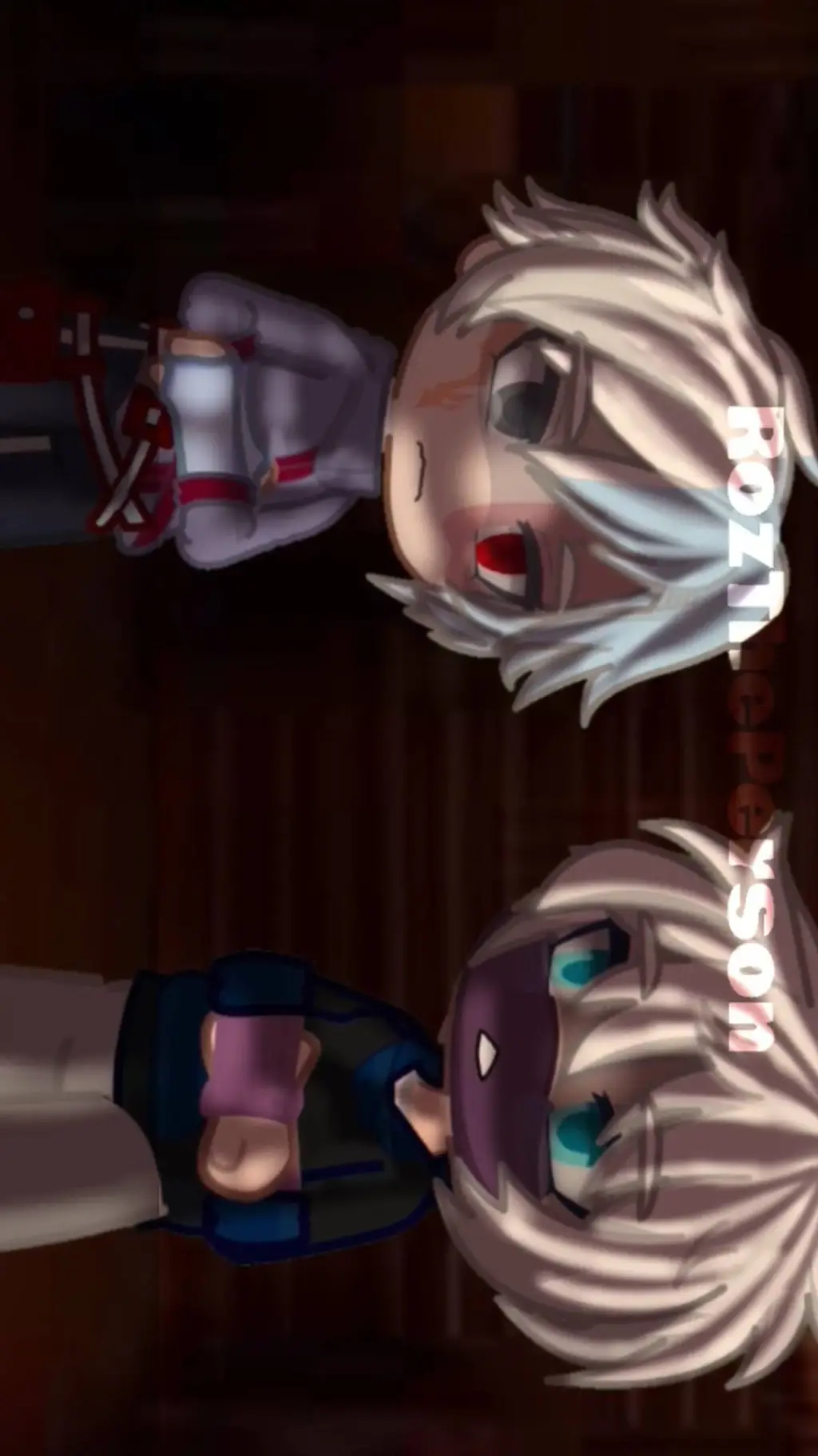 ai character: Villain Shoto  background