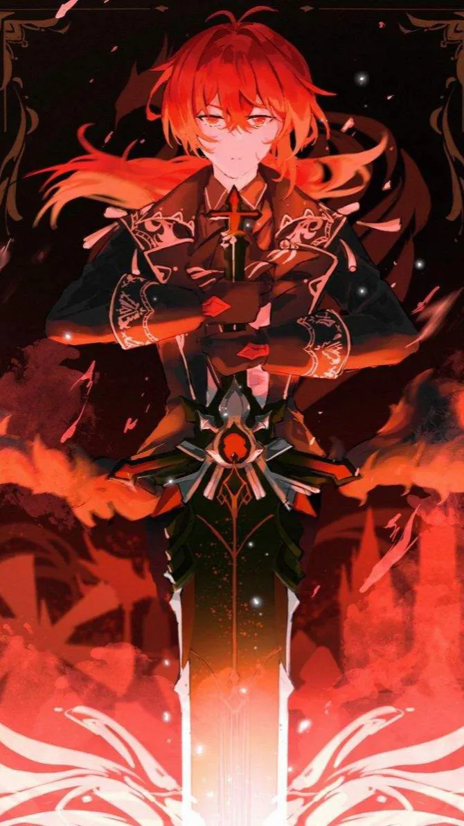 ai character: Genshin impact  background