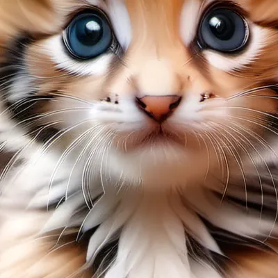 chat with ai character: A  happy kitty
