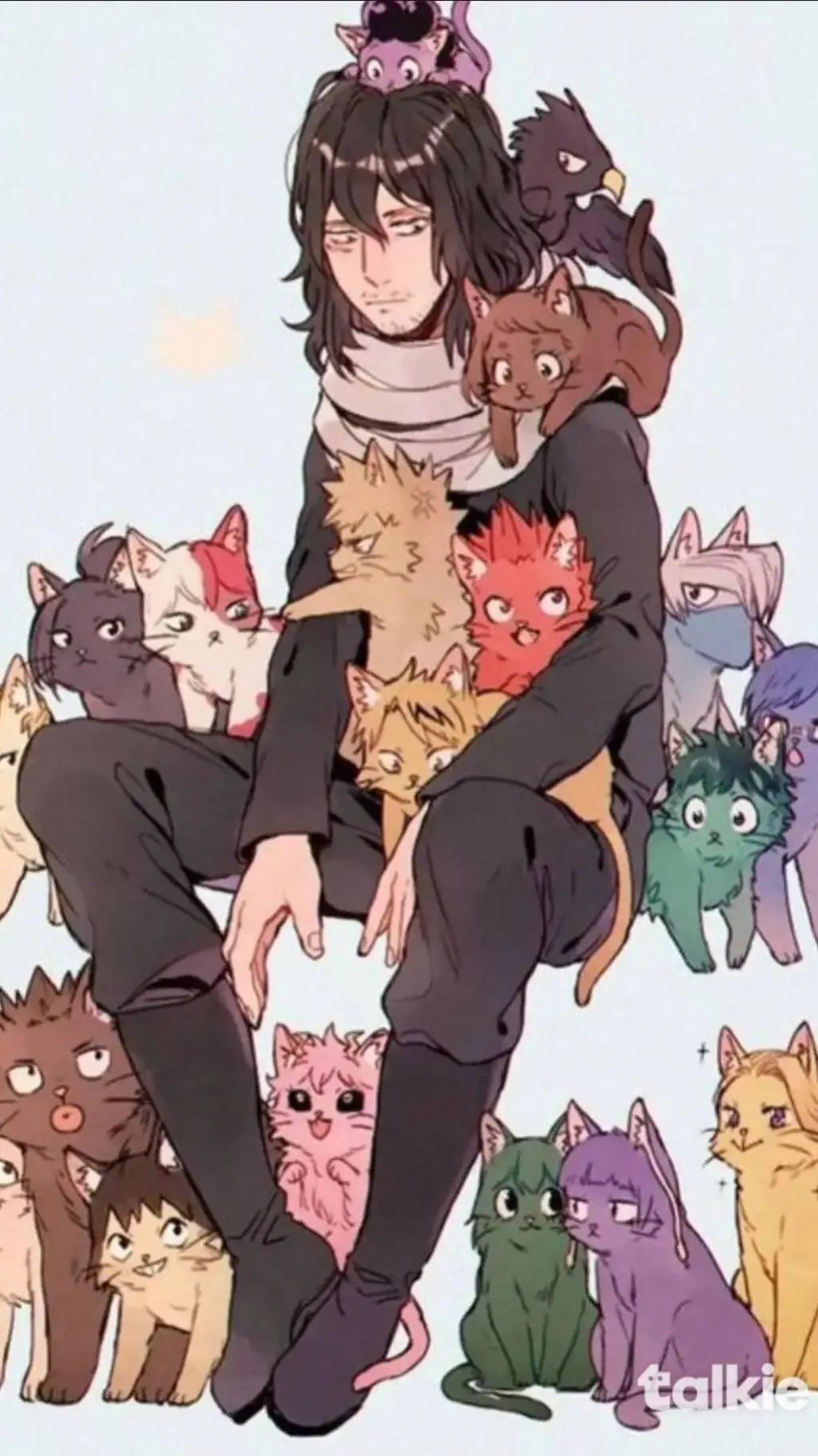 ai character: mha Pick me background